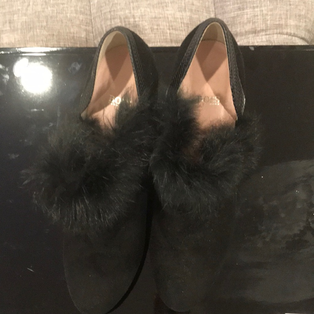 Hugo Boss real fur boots